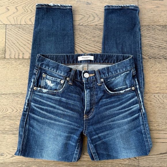 Moussy Vintage Distressed Skinny Jeans - Picture 5 of 13